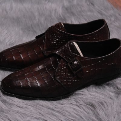 Balmoral Croc Single monk Shoes