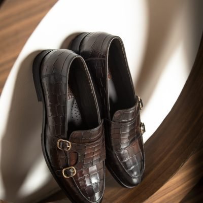 Tivet Double Monk Croc Loafer