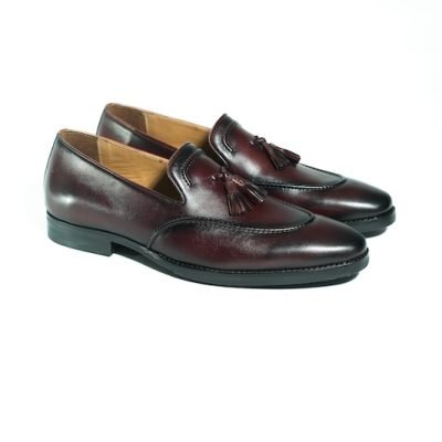 Bordeaux Tassel Loafers