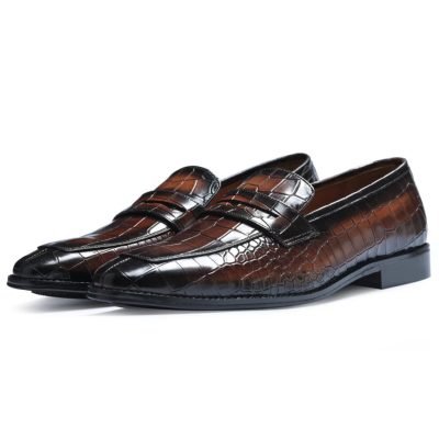 IVERSON COGNAC PENNY LOAFERS
