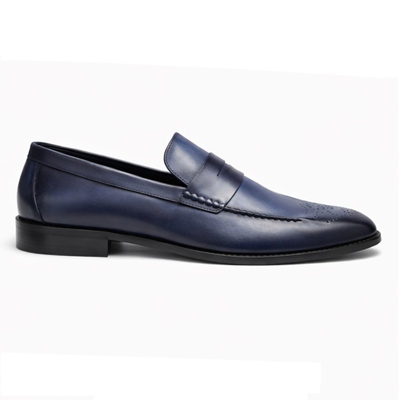Sleek Blue Dress Shoe