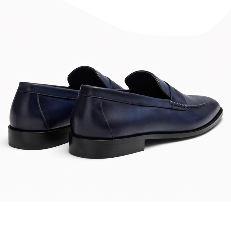 Sleek Blue Dress Shoe