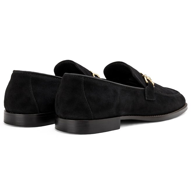 Suede Ferragamo loafers
