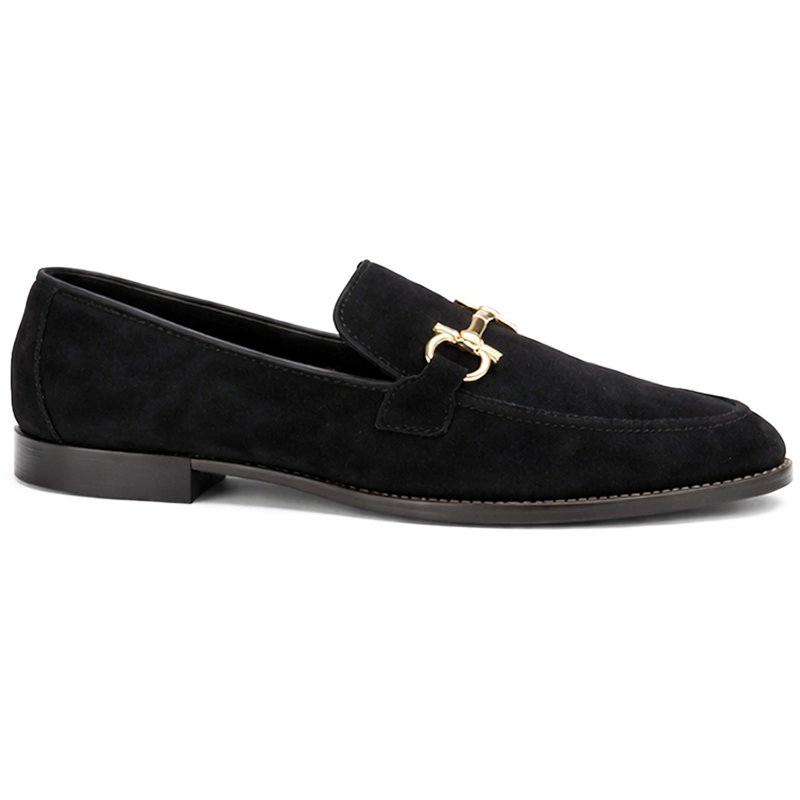 Suede Ferragamo loafers