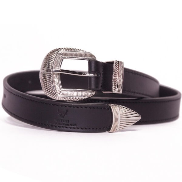 Mitch “Silver Spur” Leather Belt