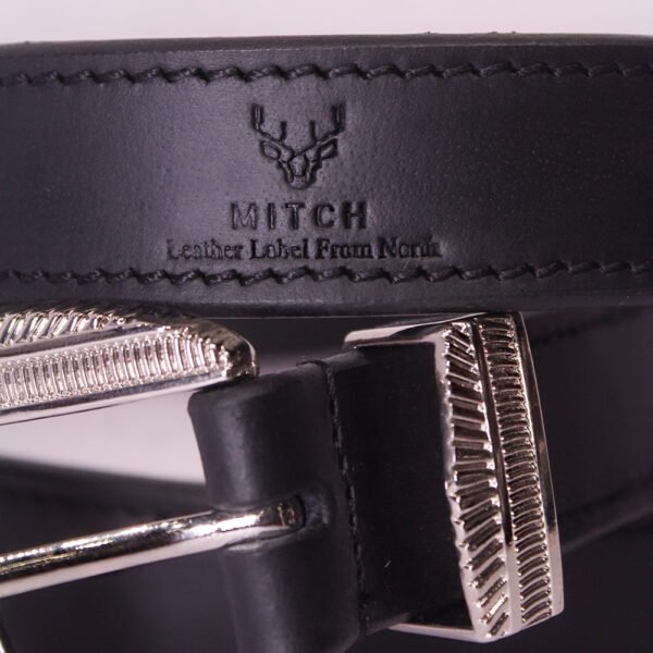 Mitch “Silver Spur” Leather Belt