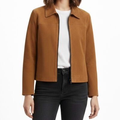 Sable Drift Suede Leather Jacket