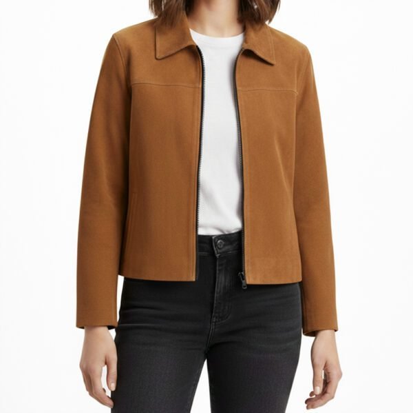 Sable Drift Suede Leather Jacket