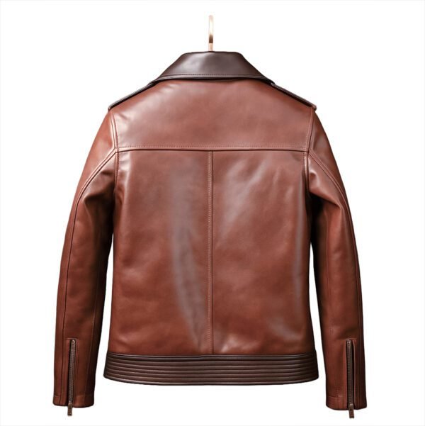 Bronzo Pure Leather Biker Jacket
