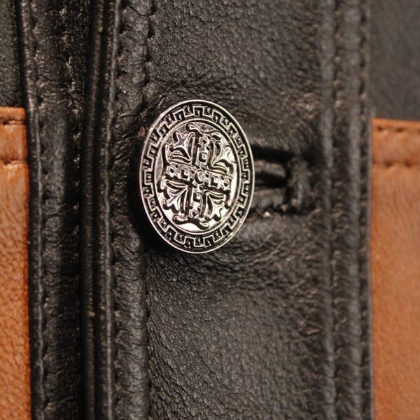 Regalia Crest Pure Leather Jacket by Mitch Luxury