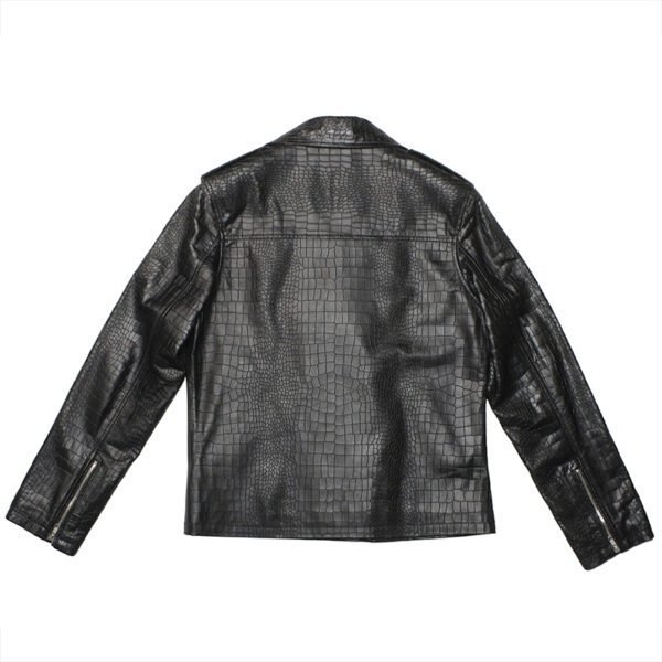 Imperial Croc Luxe Biker Jacket - Mitch Luxury