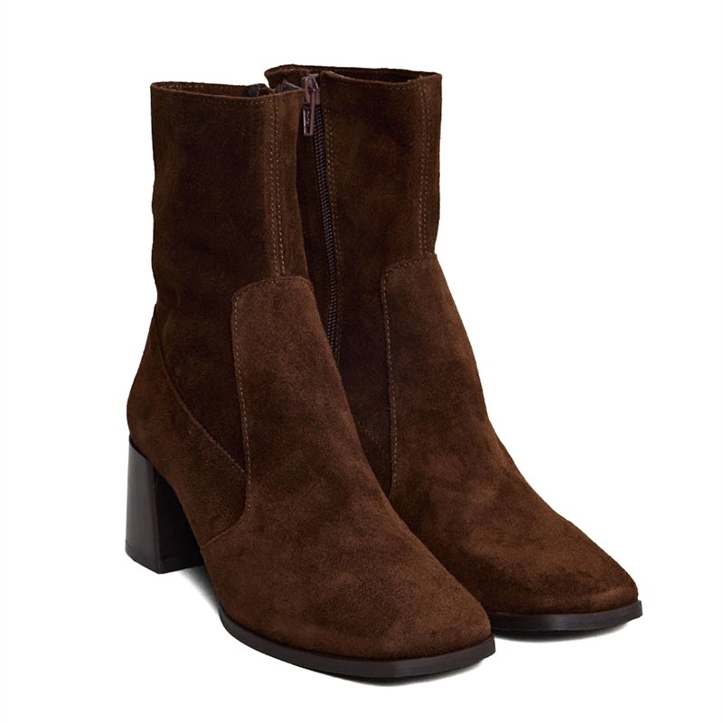 Sable Crest White Python Patent Leather Boots