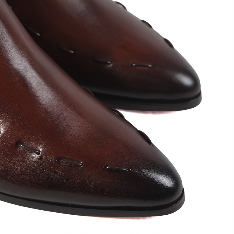 Aurelio Stitch-Line Calf Leather Boot