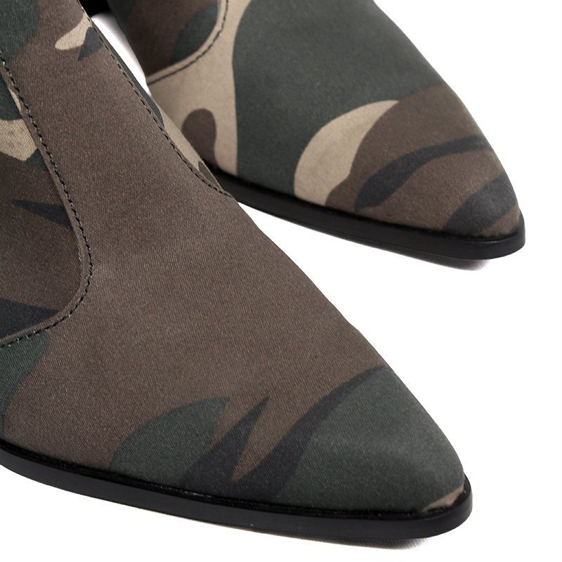 Astra Camo Heeled Boots