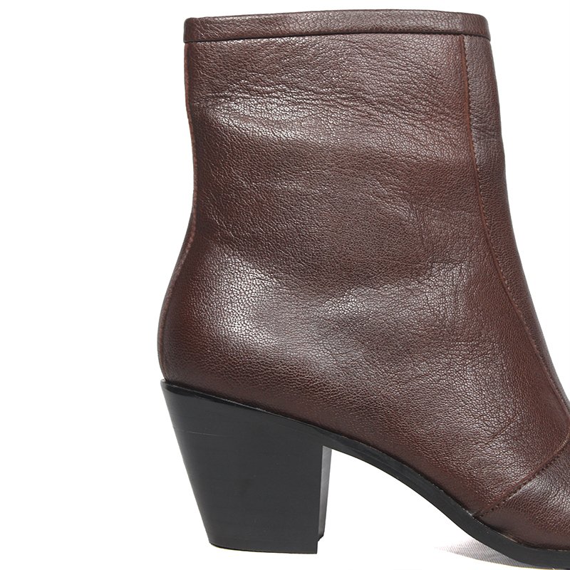 Aurelia Brown Calf Leather Boots