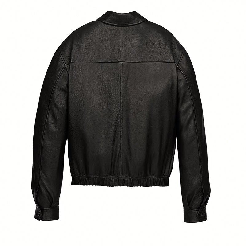 Obsidian Edge Pure Leather Jacket