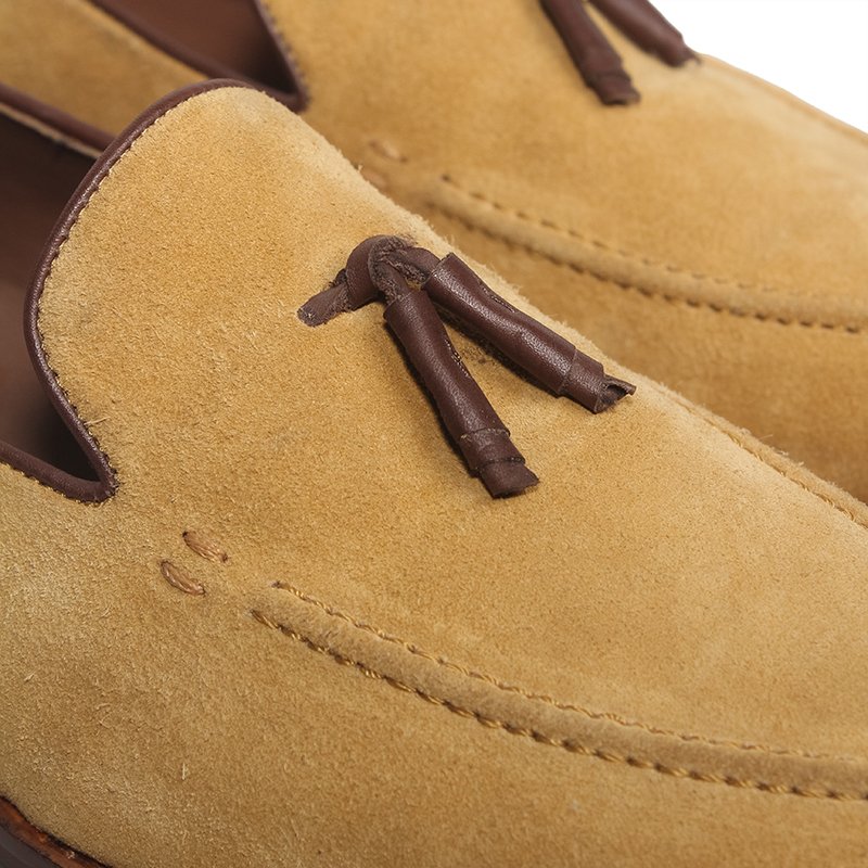 Narrator Suede Tassel Loafer