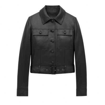 Noir Sculpt Pure Leather Jacket