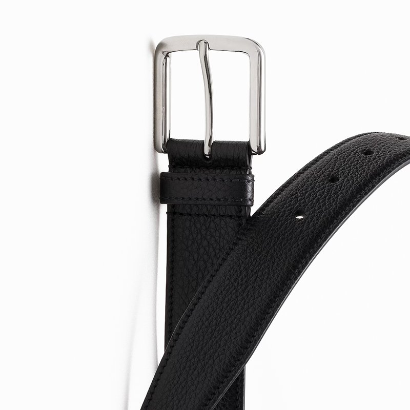 Sovereign Black Leather Belt