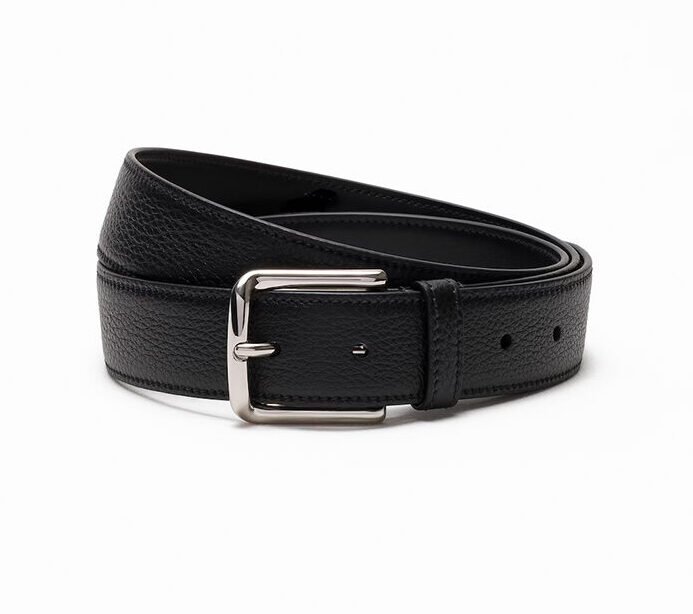 Sovereign Black Leather Belt