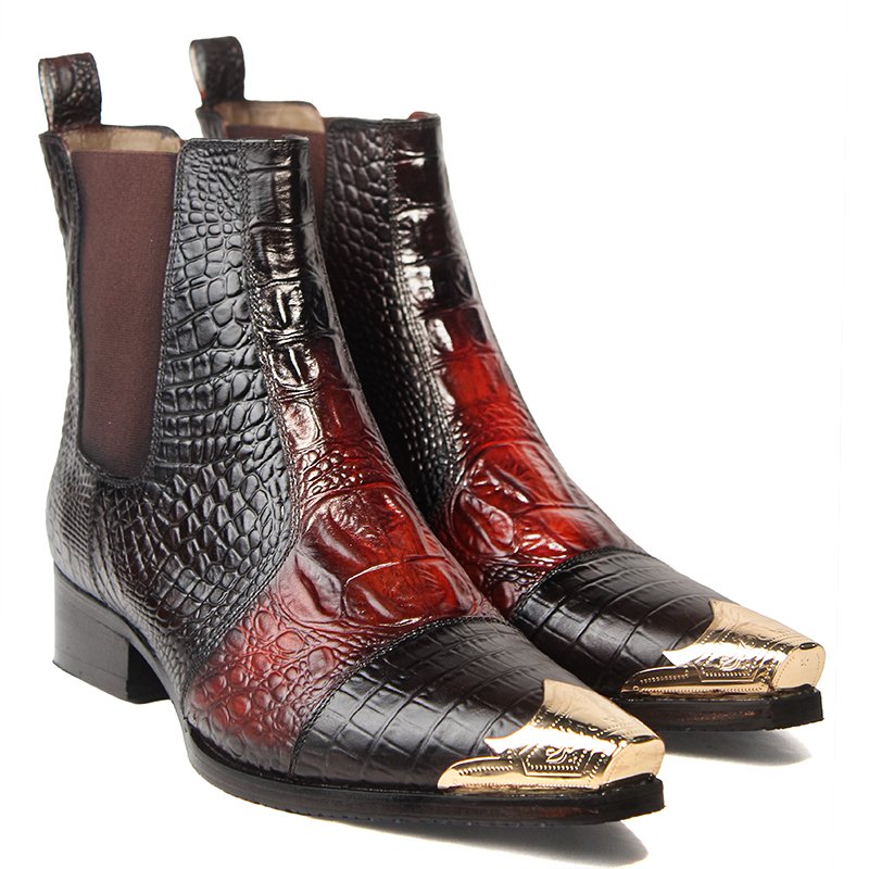 Crimson Embrose Croc